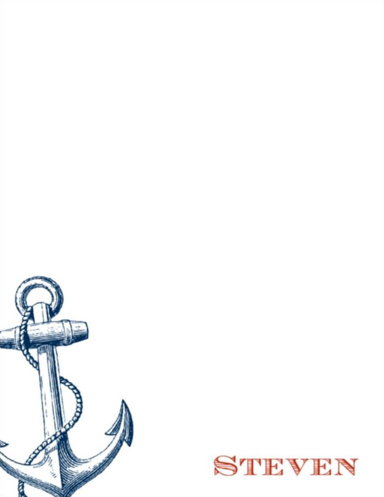 Anchor A2 Stationery