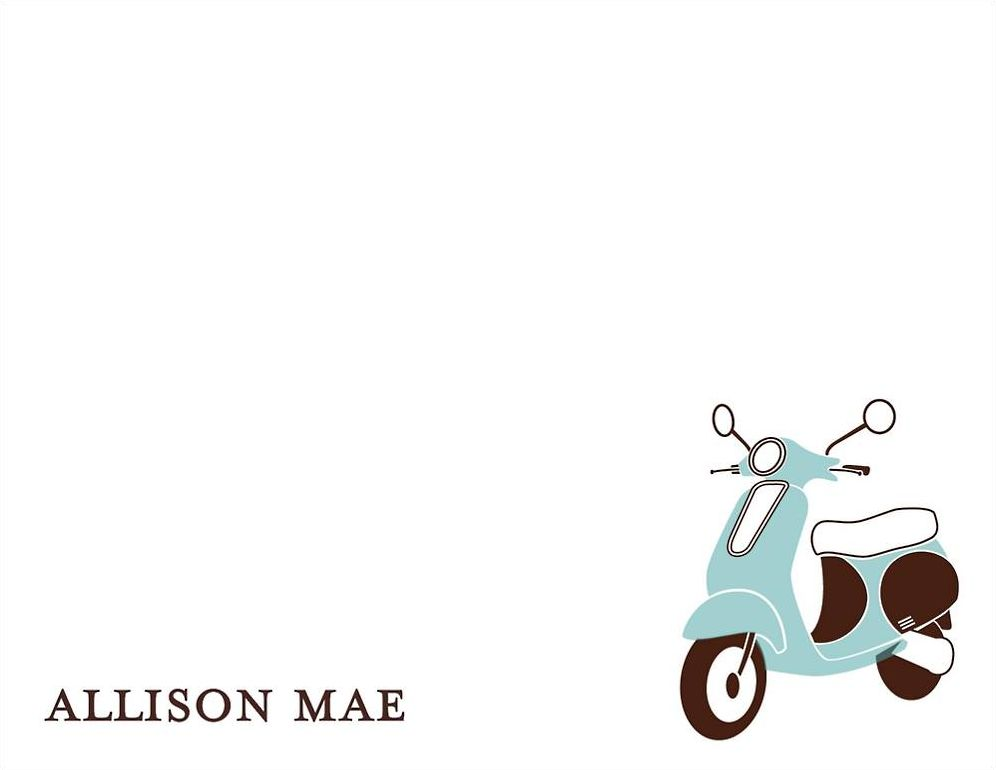 Scooter A2 Stationery
