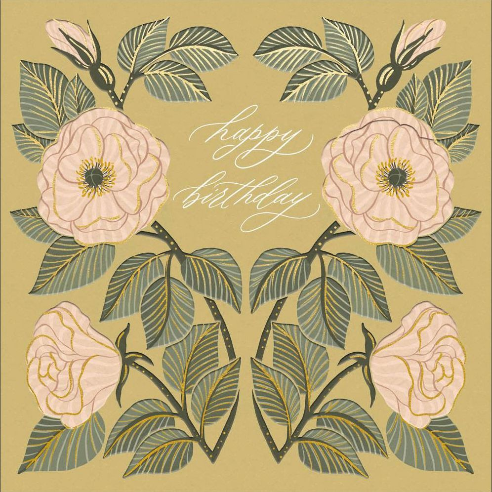 Floral Sublime Birthday Card