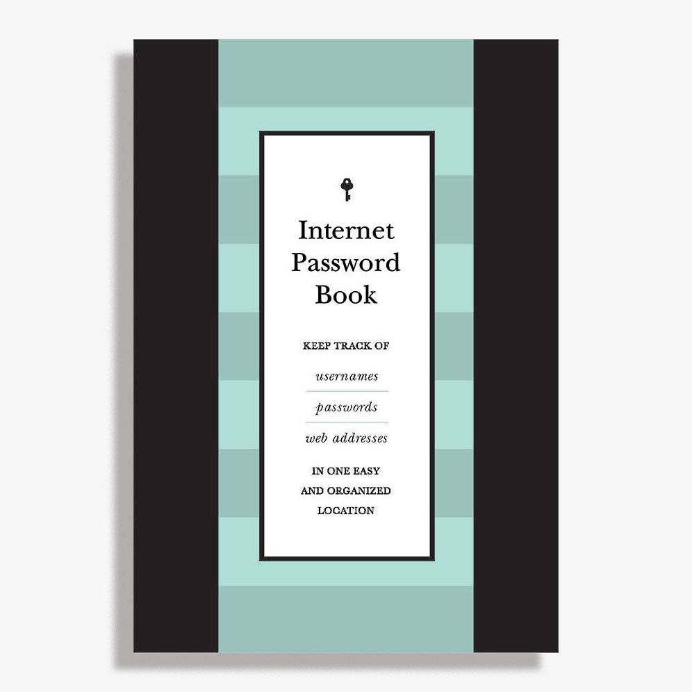 Internet Password Book: Keep Track of Usernames, Passwords, and Web Addresses in One Easy and Organized Location