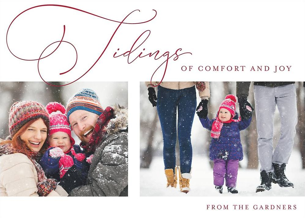 Tidings Holiday Photo Card