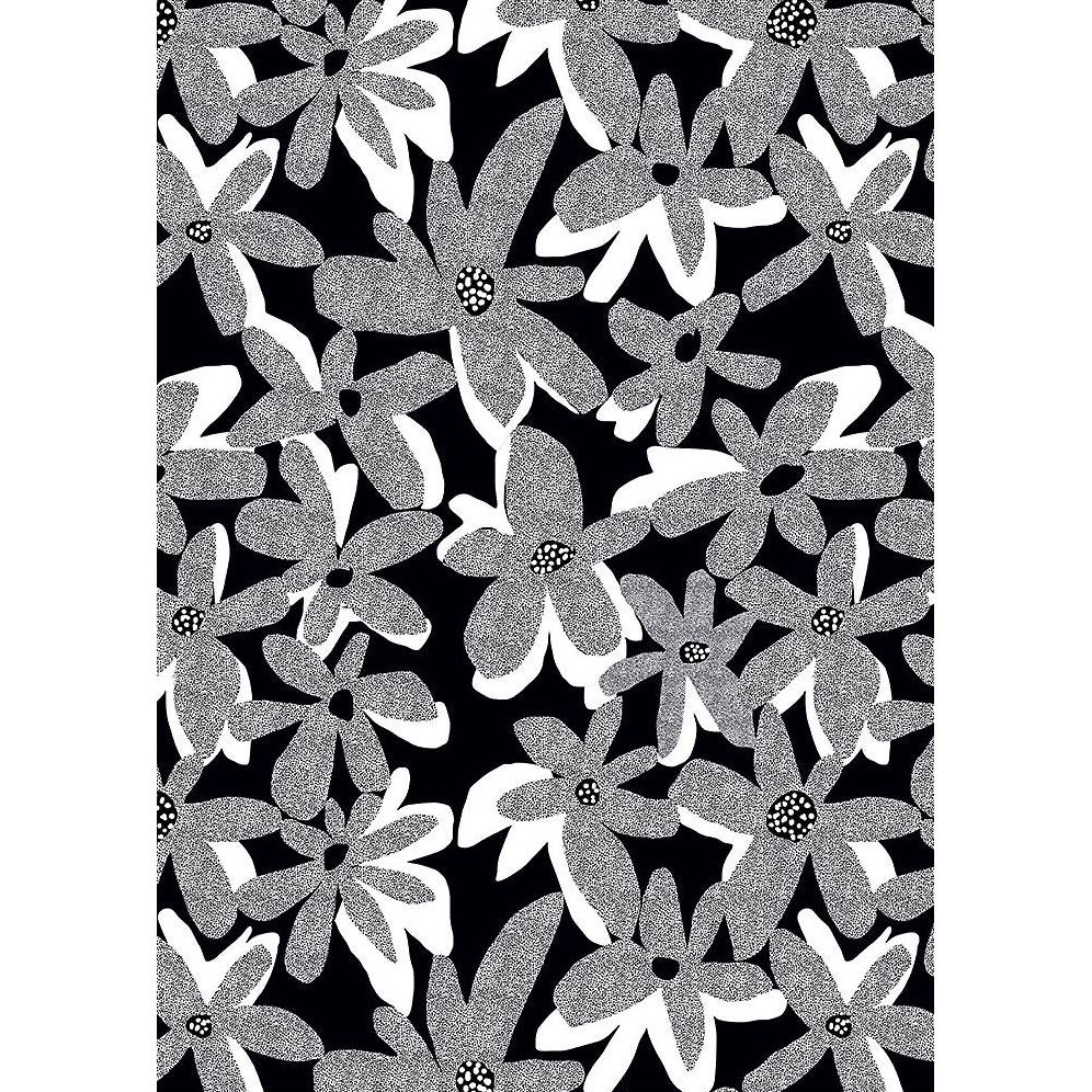 Dark Bloom Flat Wrap