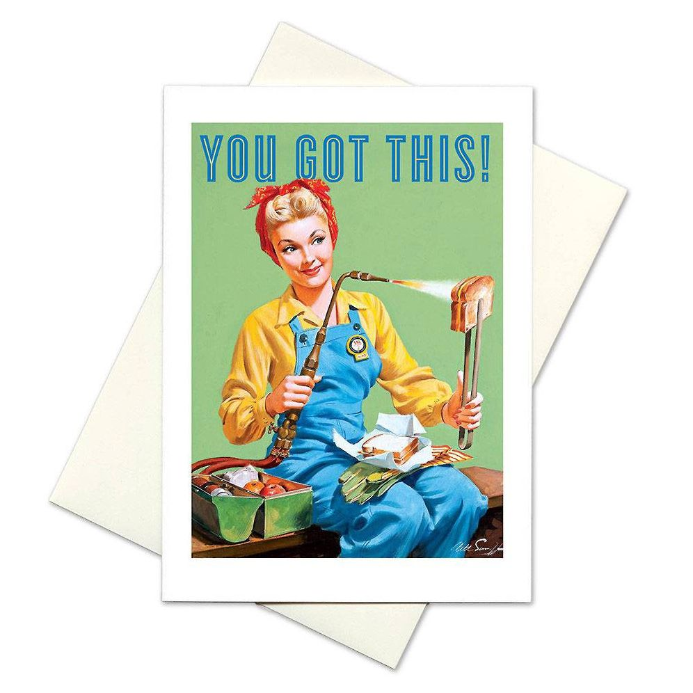 Rosie The Riveter Encouragement Card | Paper Source