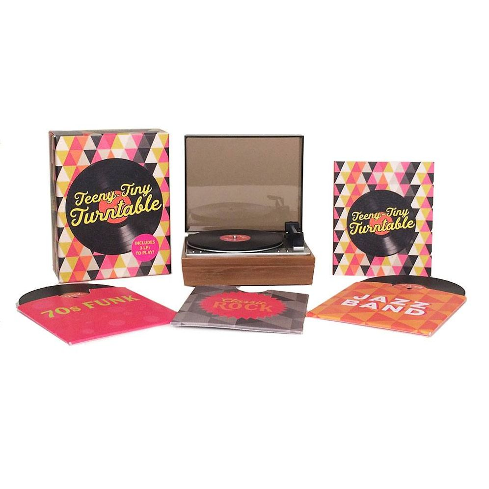 Teeny-Tiny Turntable: Includes 3 Mini-LPs to Play! | Paper Source