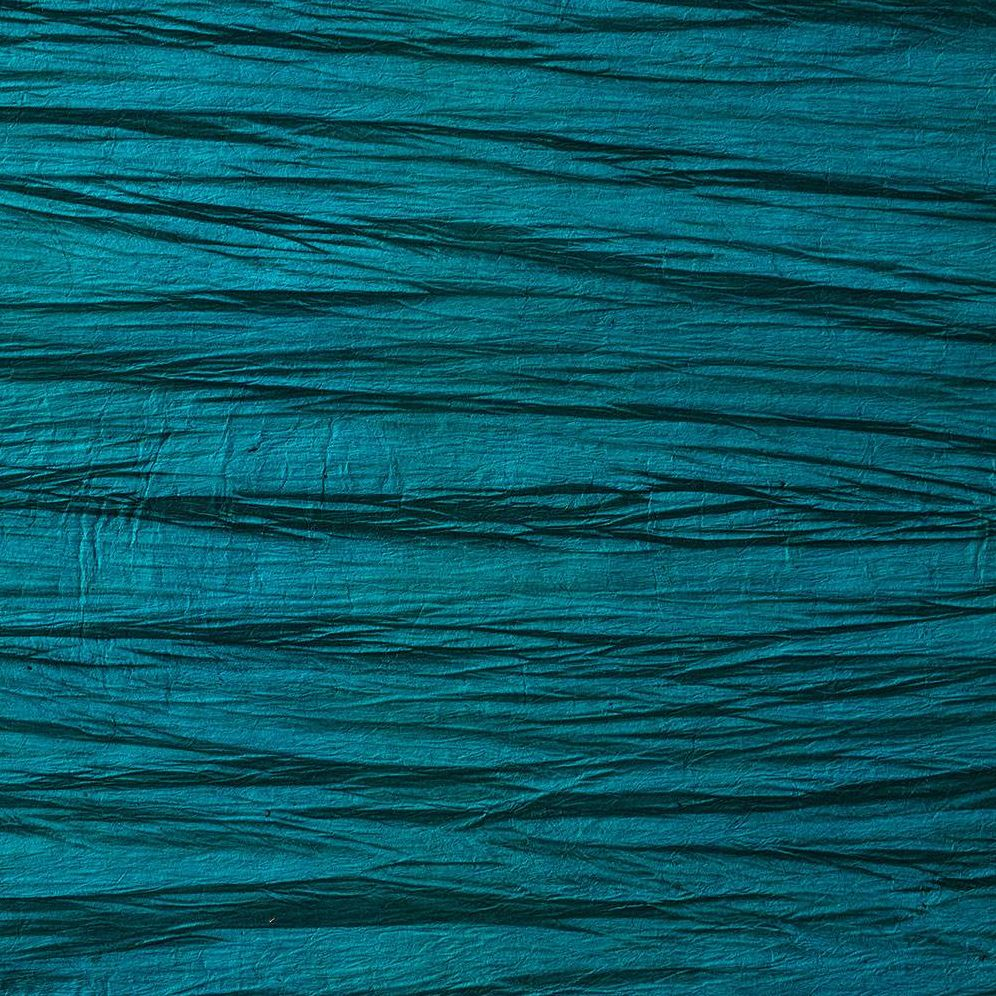 Turquoise Ripples Handmade Paper