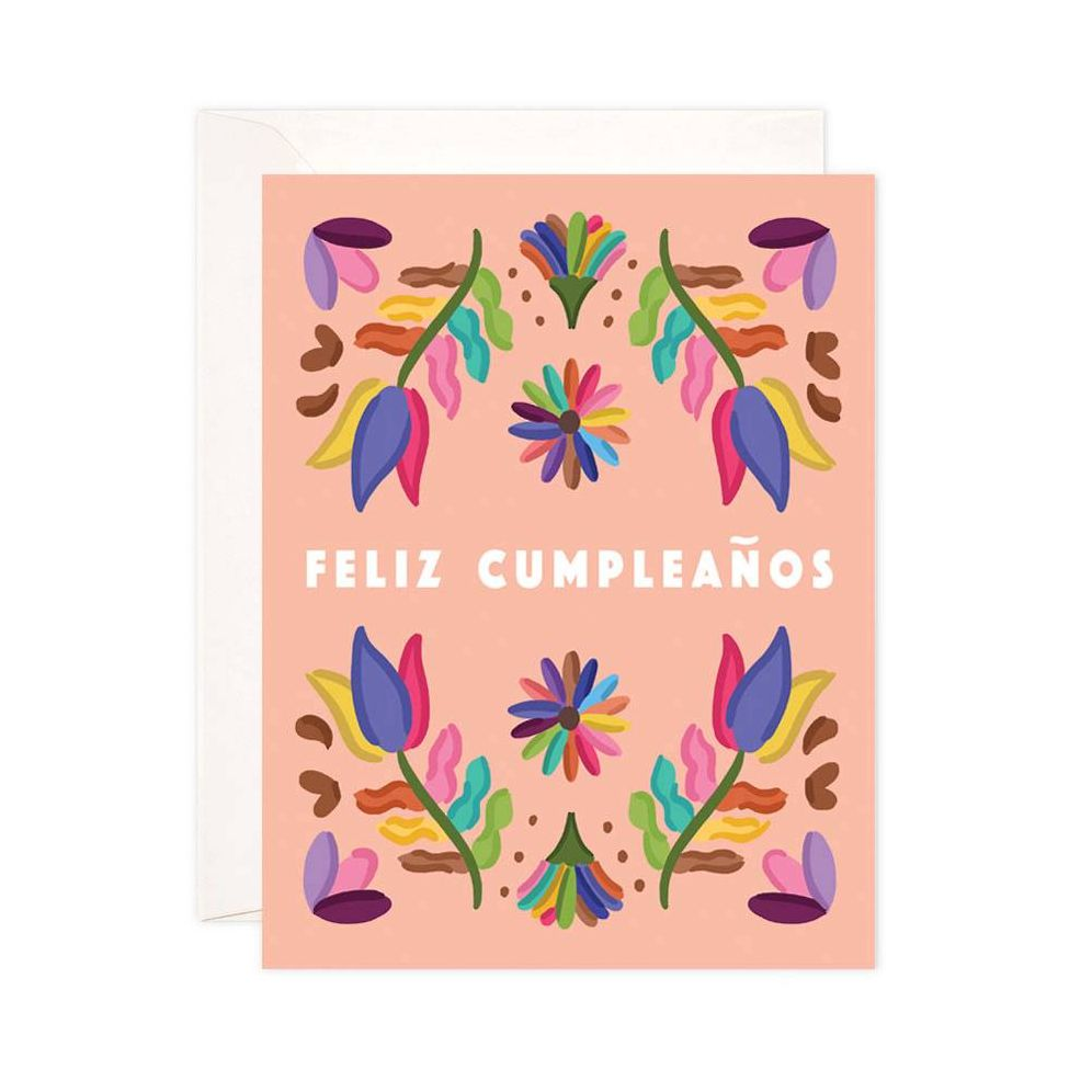 Feliz Cumpleanos Birthday Card, image size:996x996