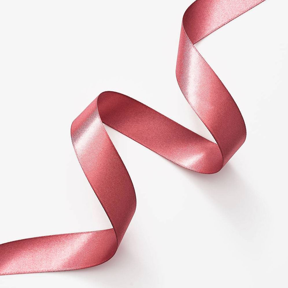 Mauve Satin Ribbon