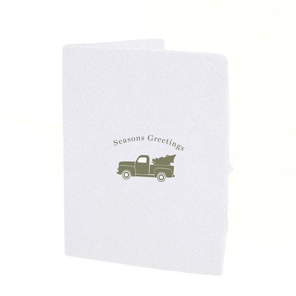 Christmas Tree Truck Holiday Card