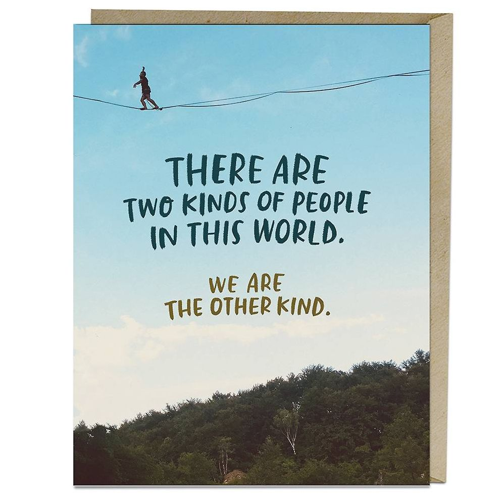 Two Kinds Of People Greeting Card