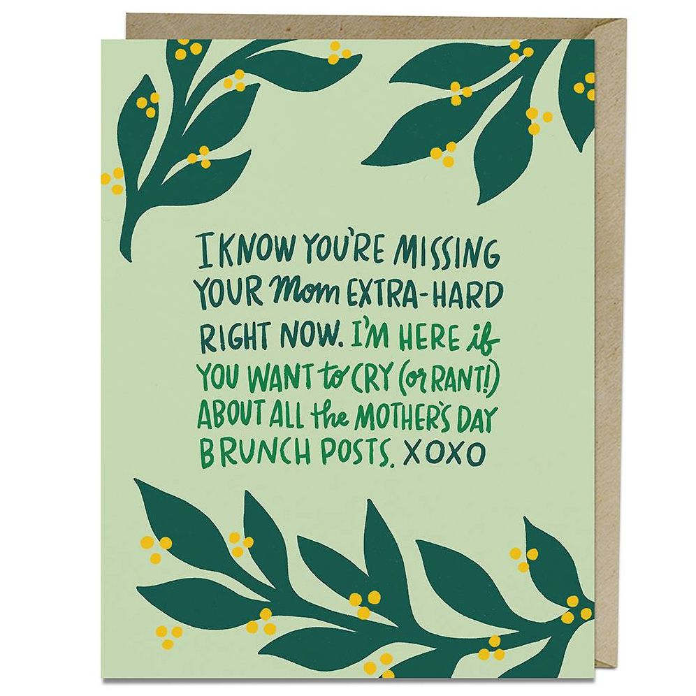 Missing Your Mom Mother's Day Card