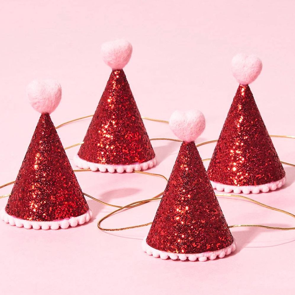 Valentine's Mini Party Hats Paper Source