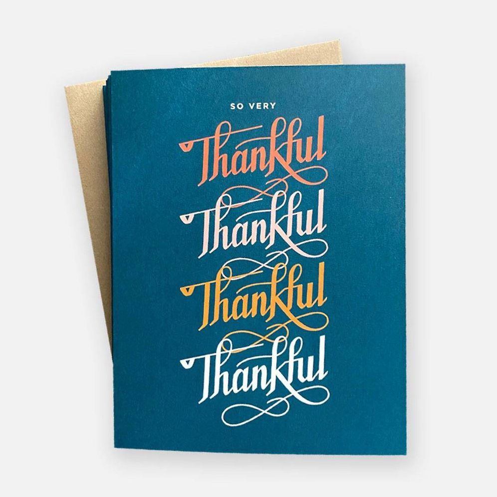 So Very Thankful Thank You Note Set | Paper Source