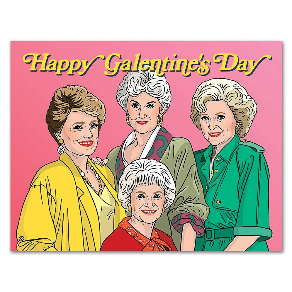 Golden Galentines Card