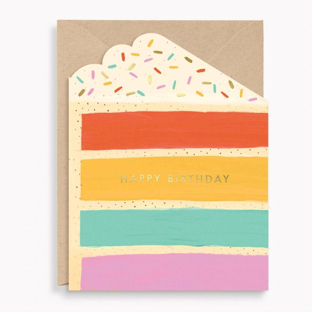 Diecut Cake Birthday Card