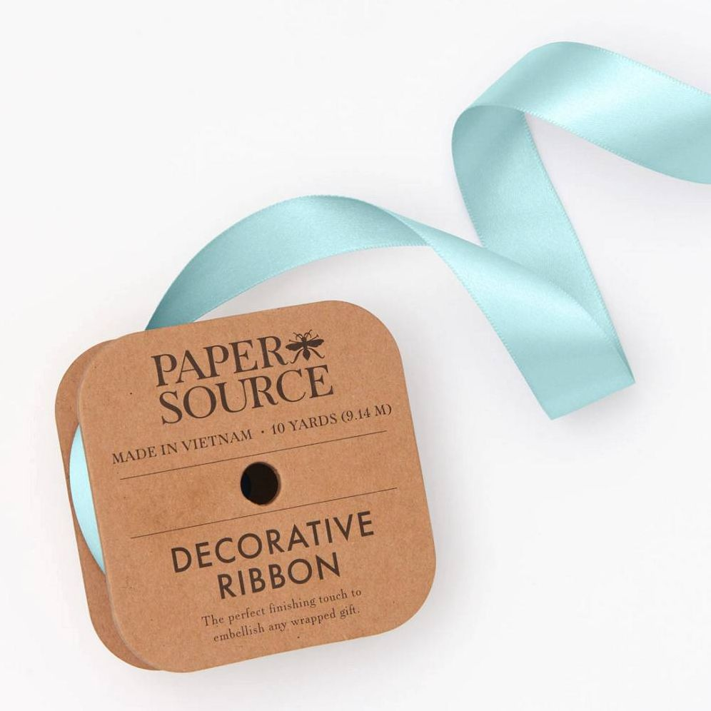 Satin Light Blue Ribbon 1" 10YD