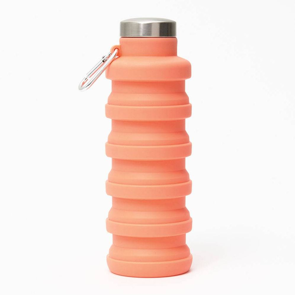 Coral Collapsible Water Bottle