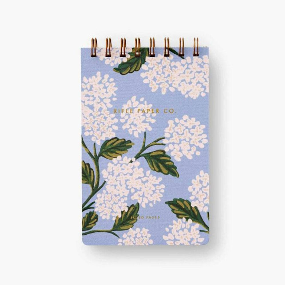 Hydrangea Spiral Notepad