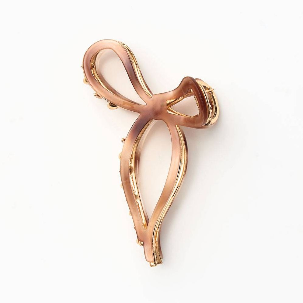 Tortoise Bow Hair Clip