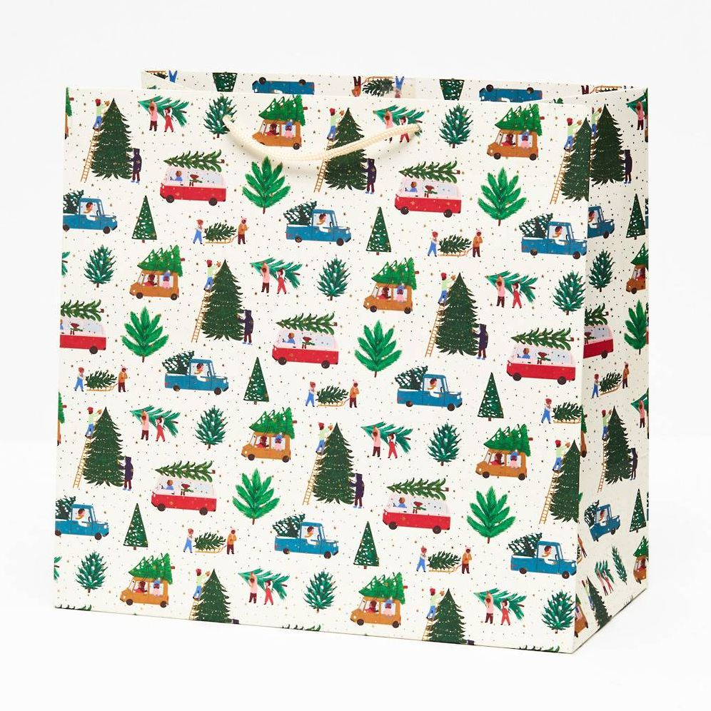Christmas Tree Lot Large Gift Bag