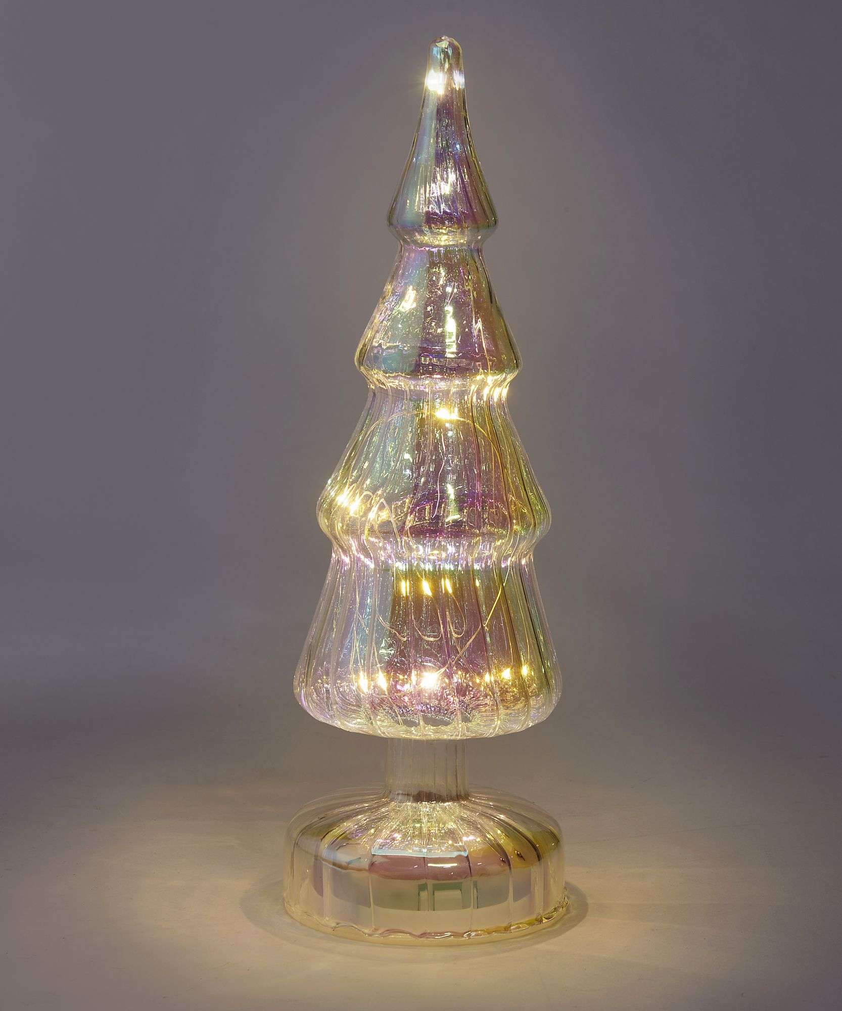 Glass LED Christmas Tree