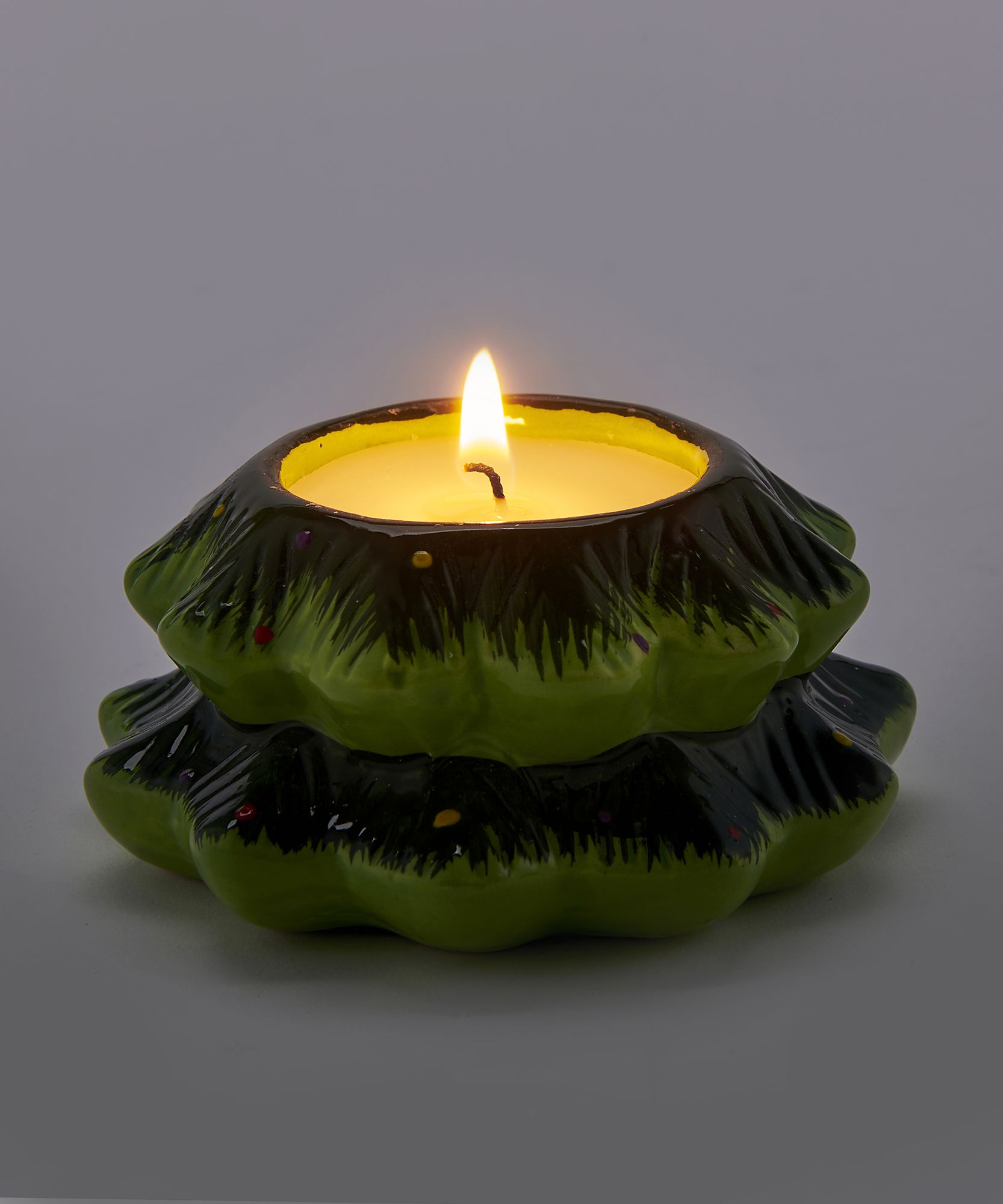 Nostalgic Lidded Tree Candle