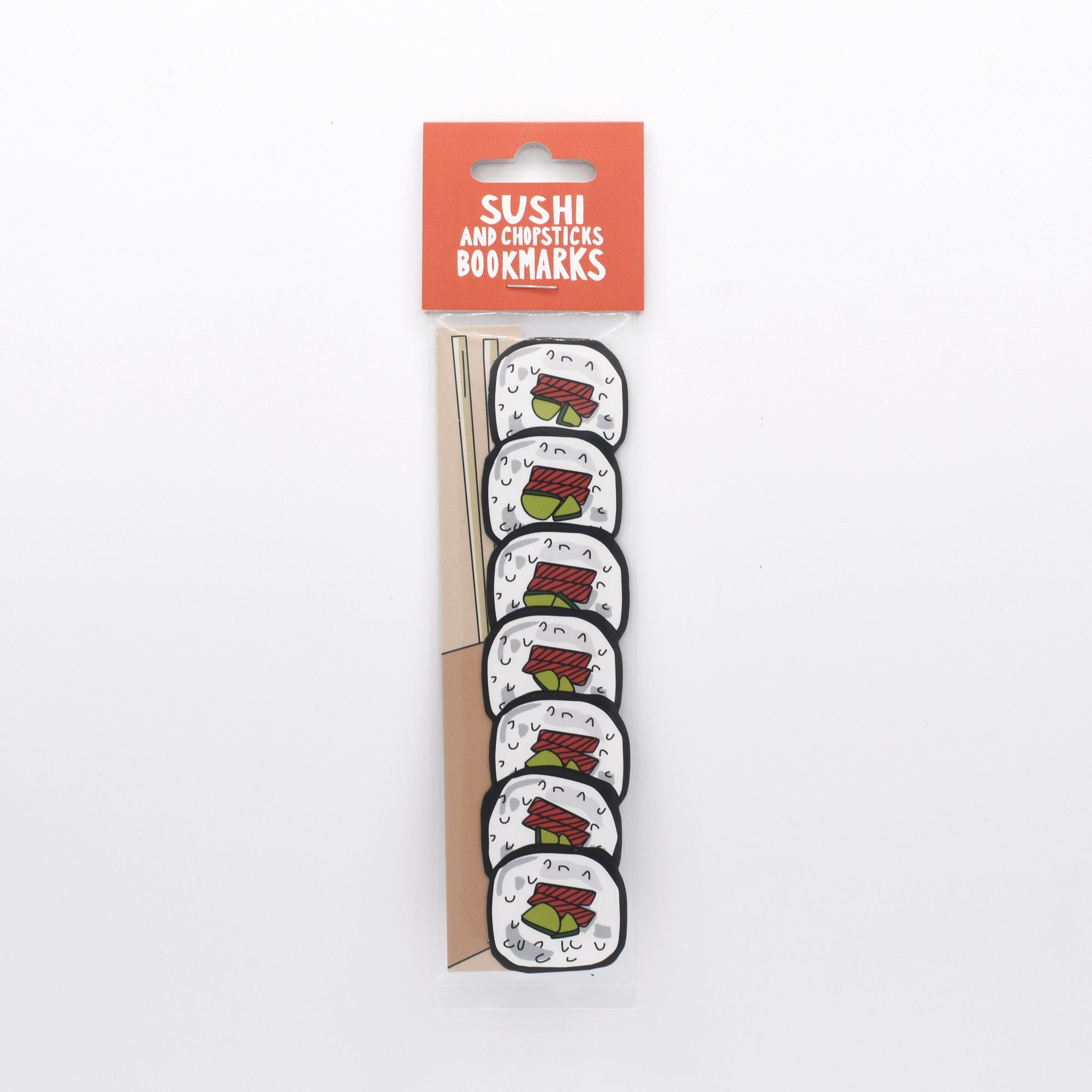 Sushi and Chopsticks Bookmarks | Paper Source