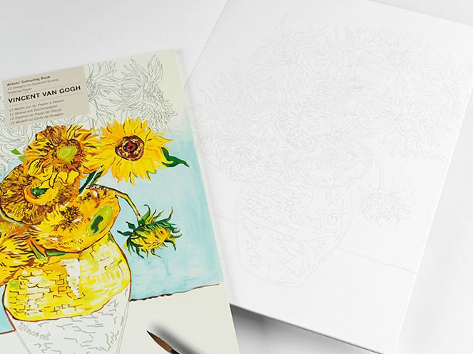 Vincent Van Gogh (new edition) - Artists' Colouring Book