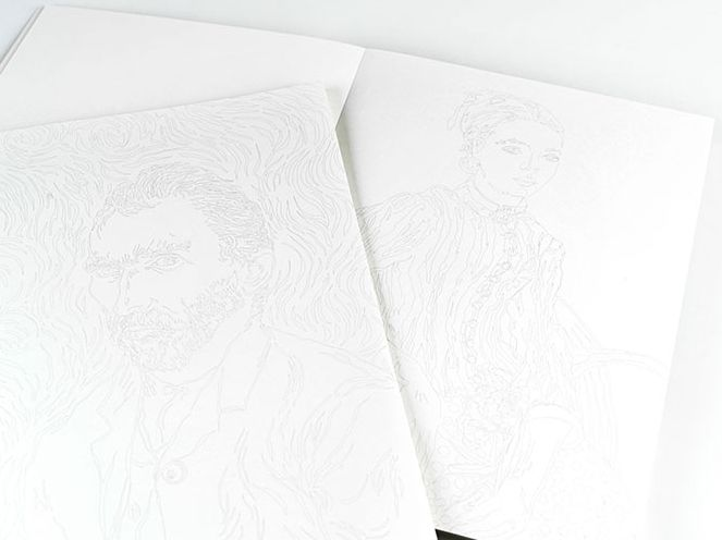 Vincent Van Gogh (new edition) - Artists' Colouring Book