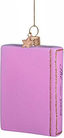 5 Minute Journal Glass Ornament