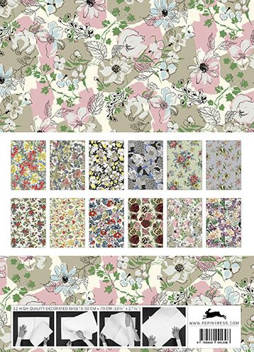 1950s Flowers - Gift & Creative Paper Book