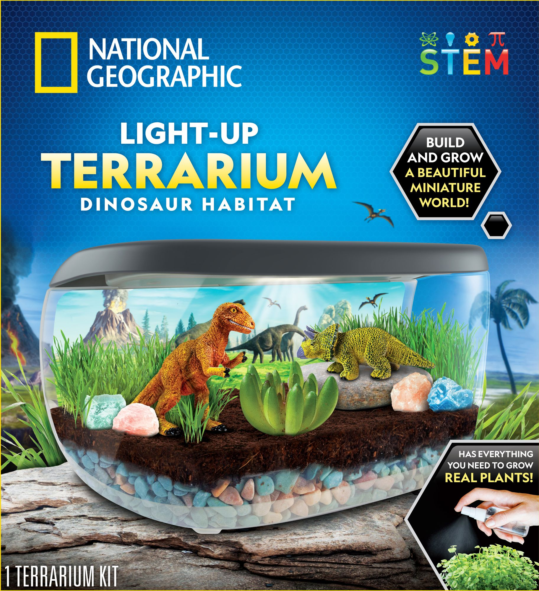 National Geographic Light up Terrarium: Dinosaur Habitat