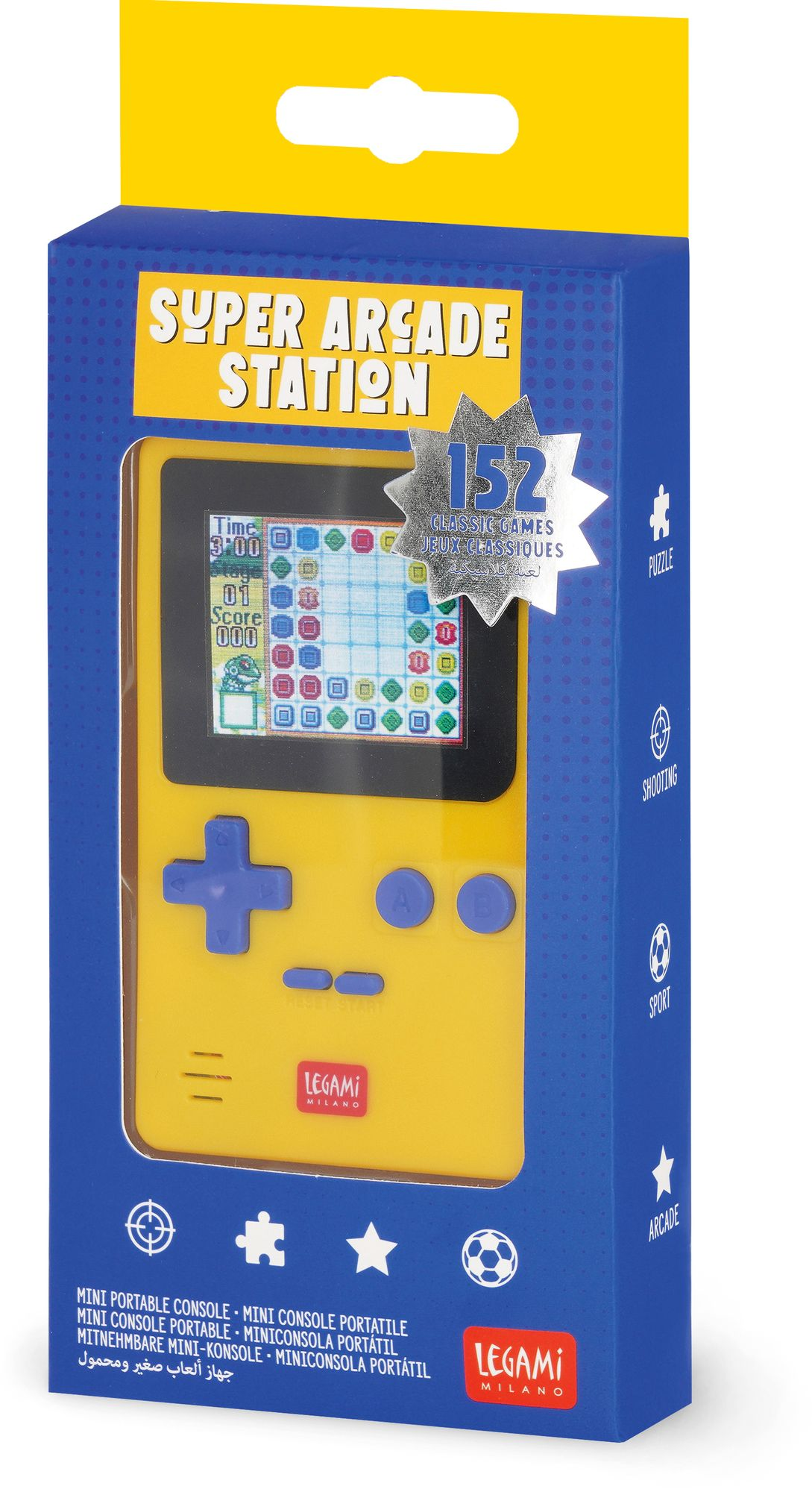 Legami Mini Portable Console - Super Arcade Station