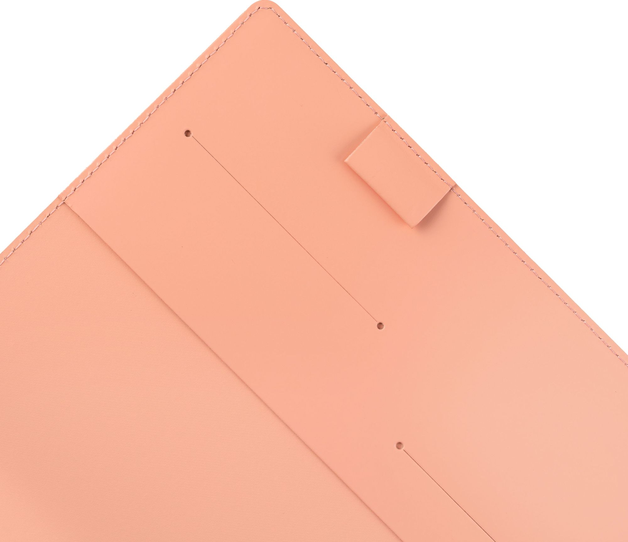 Paper Source Peach Leather Refillable A5 Journal Cover