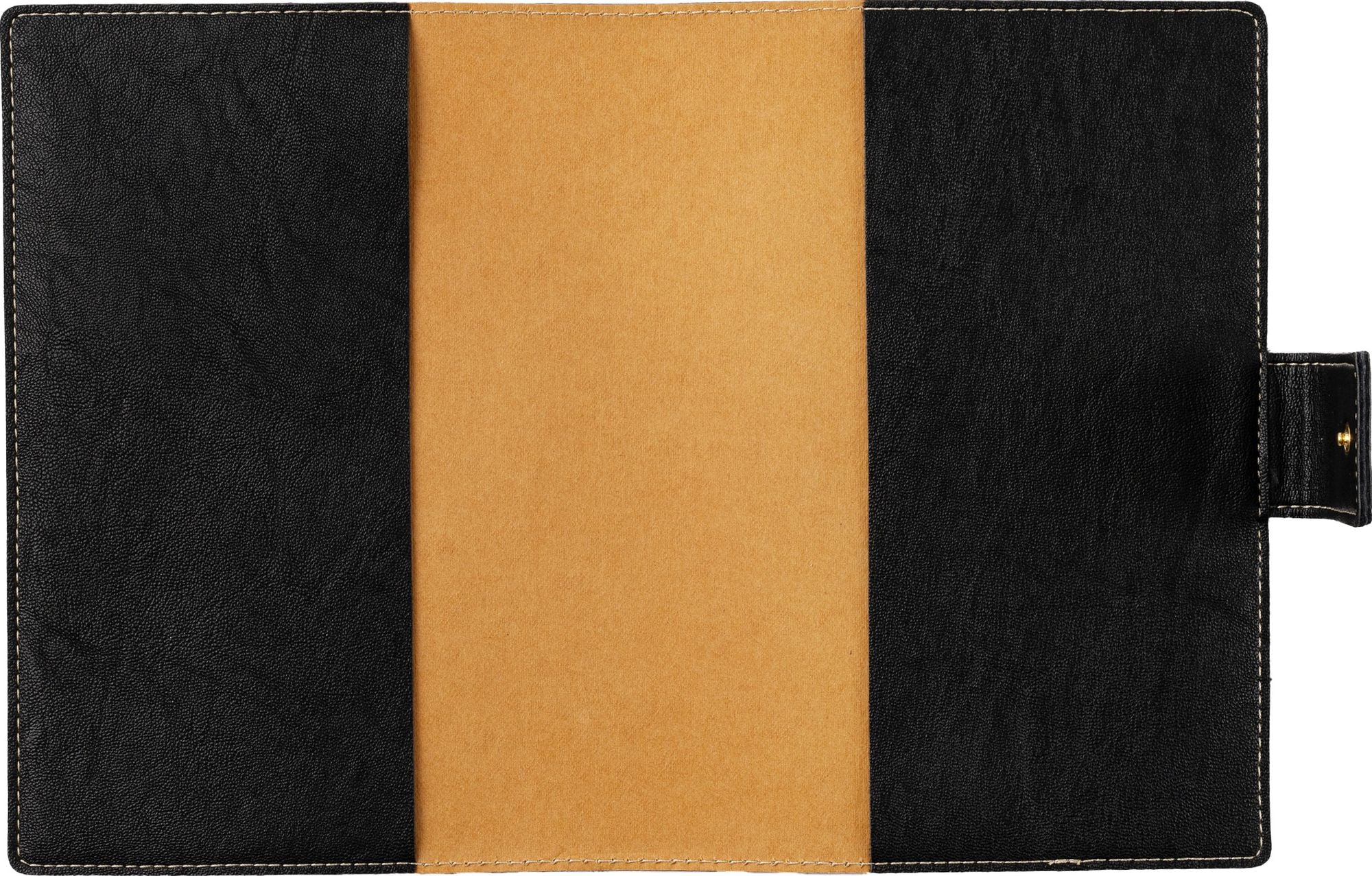 Paper Source Black A5 Leather Journal Cover with Clasp