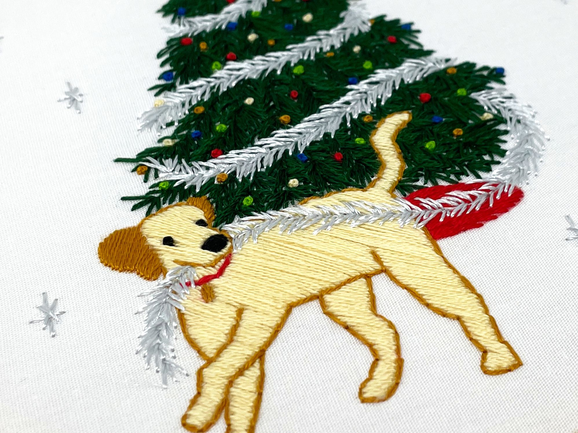 Bad Dog Embroidery Kit