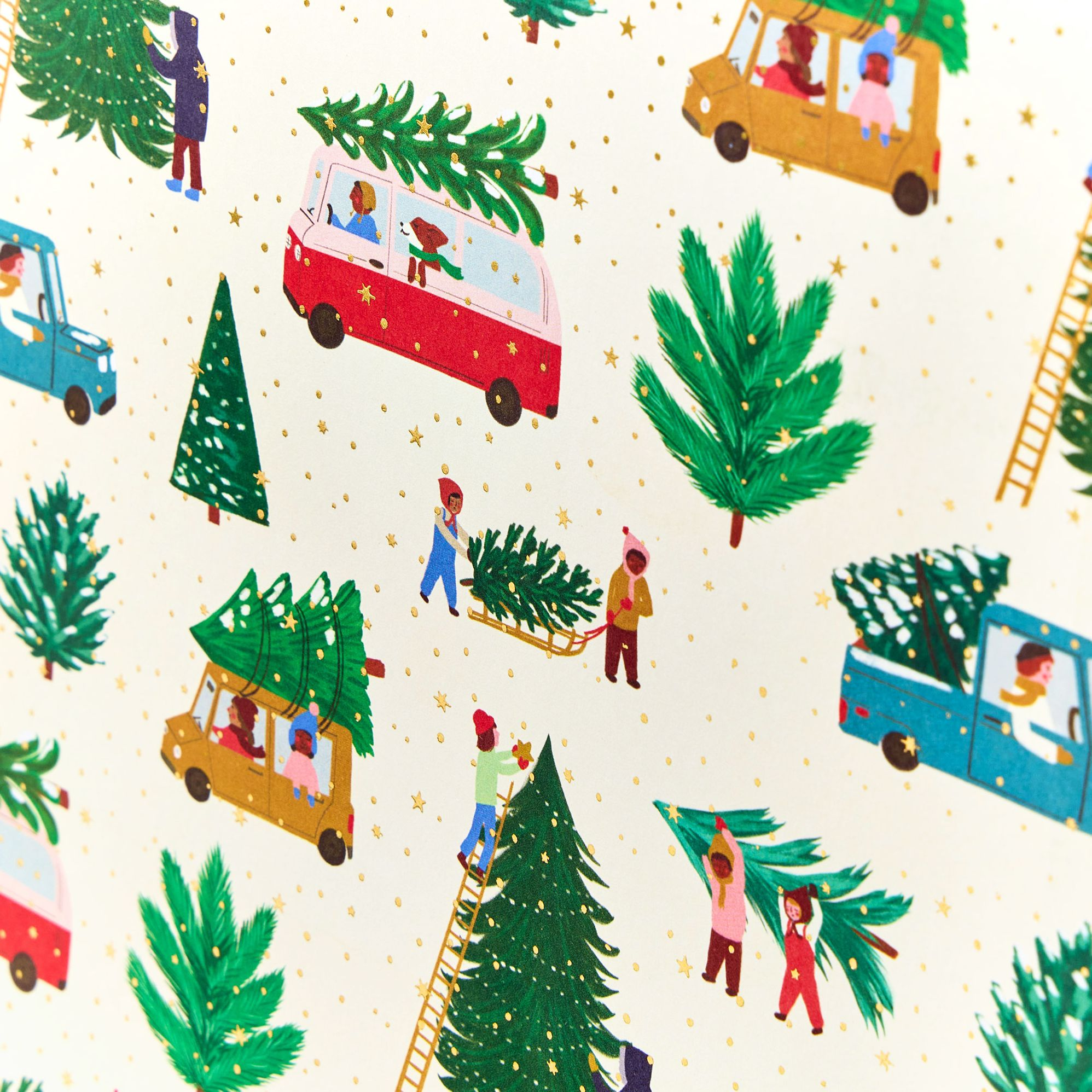 Christmas Tree Lot Large Gift Bags Set