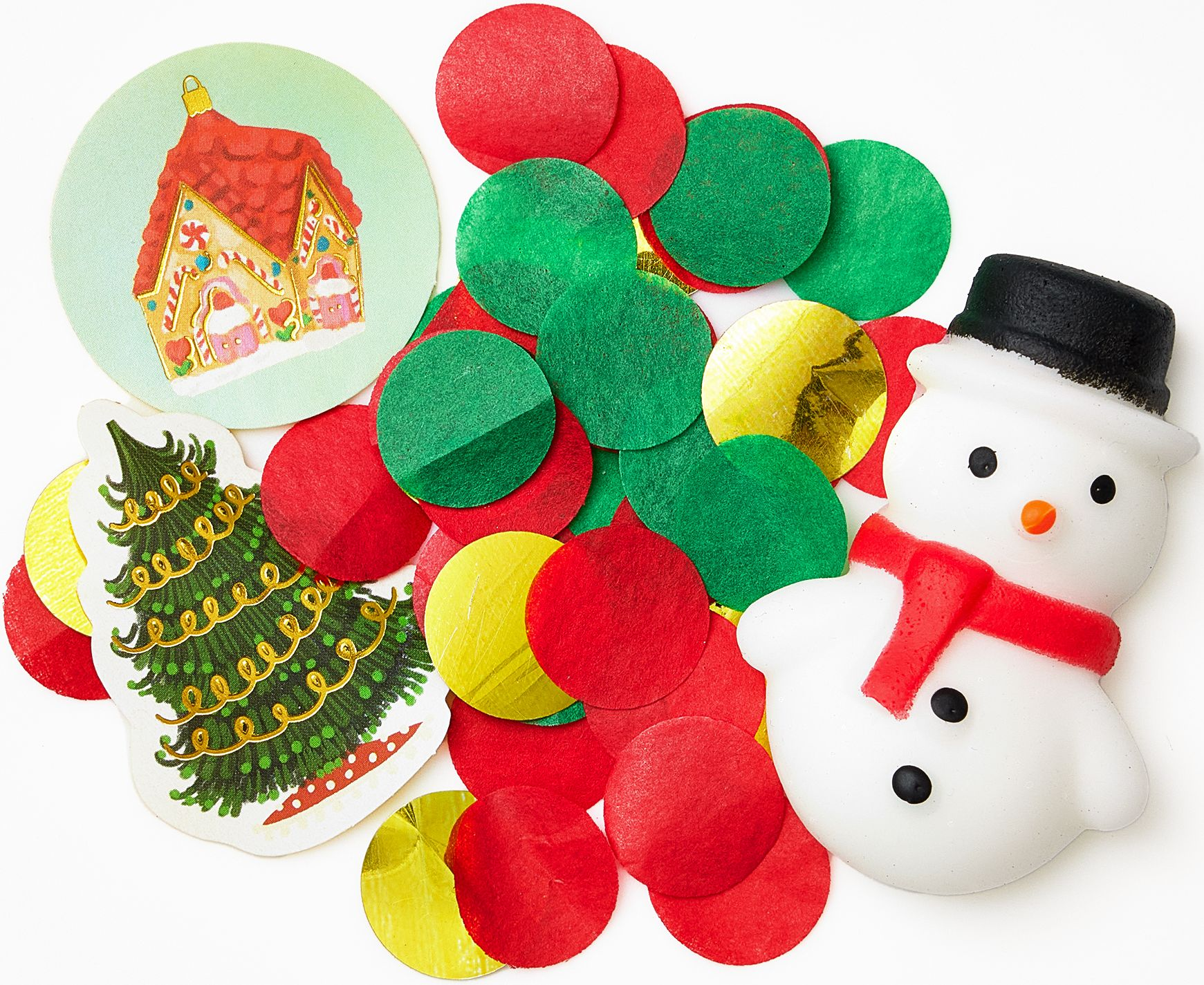 Tree and Present Surprise Balls S/4