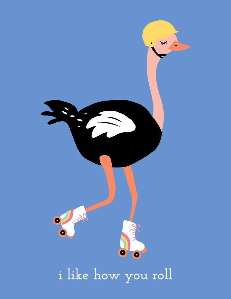 I Like How You Roll Valentine Card