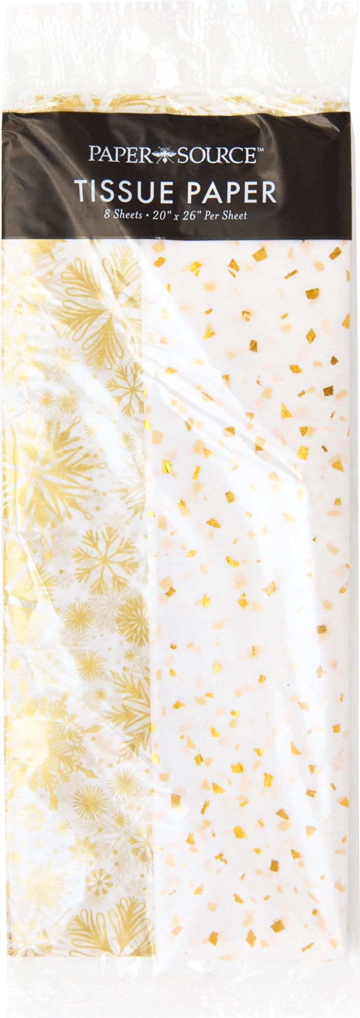 Gold Holiday Tissue Paper Set