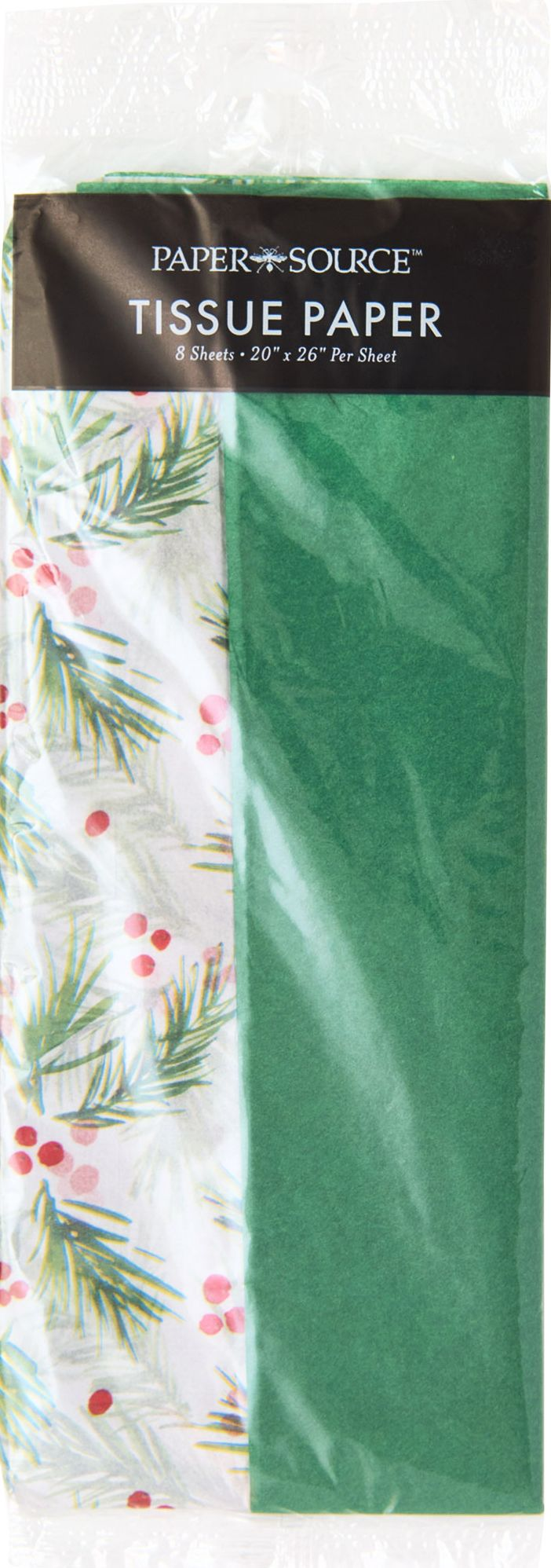 Holiday Sprigs and Greens Tissue Paper