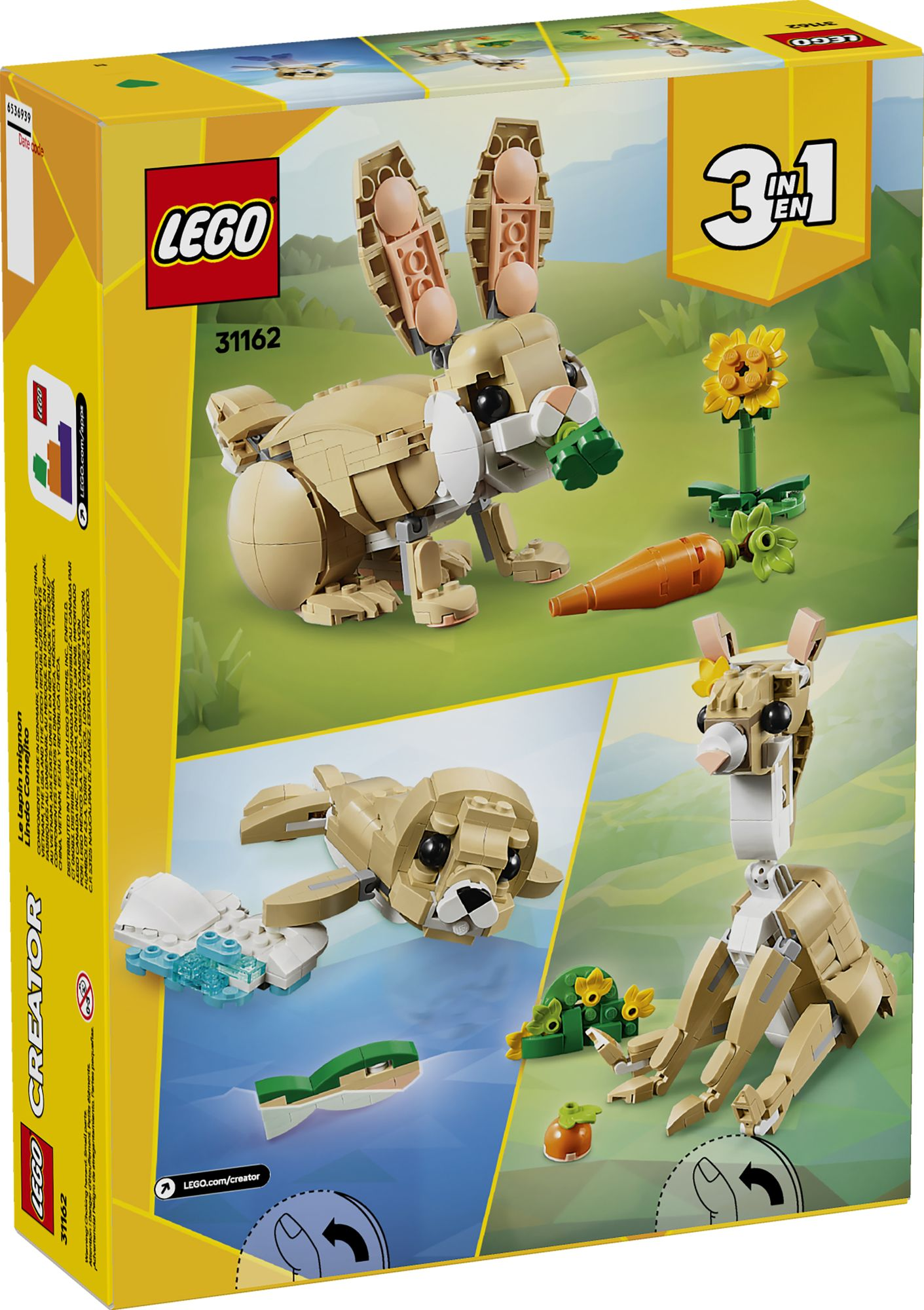LEGO Creator Cute Bunny 31162