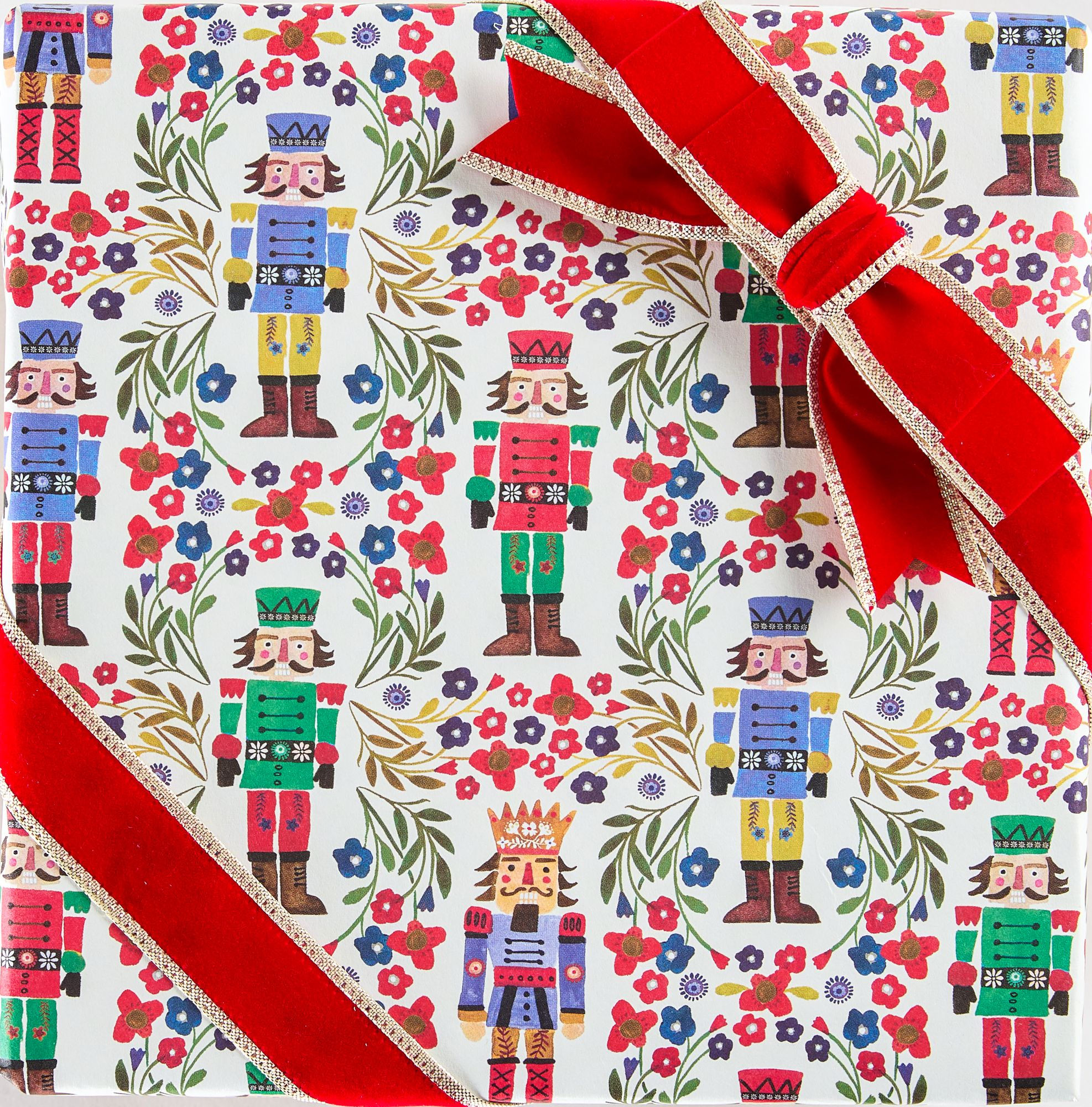 Christmas Nutcracker Flat Wrap