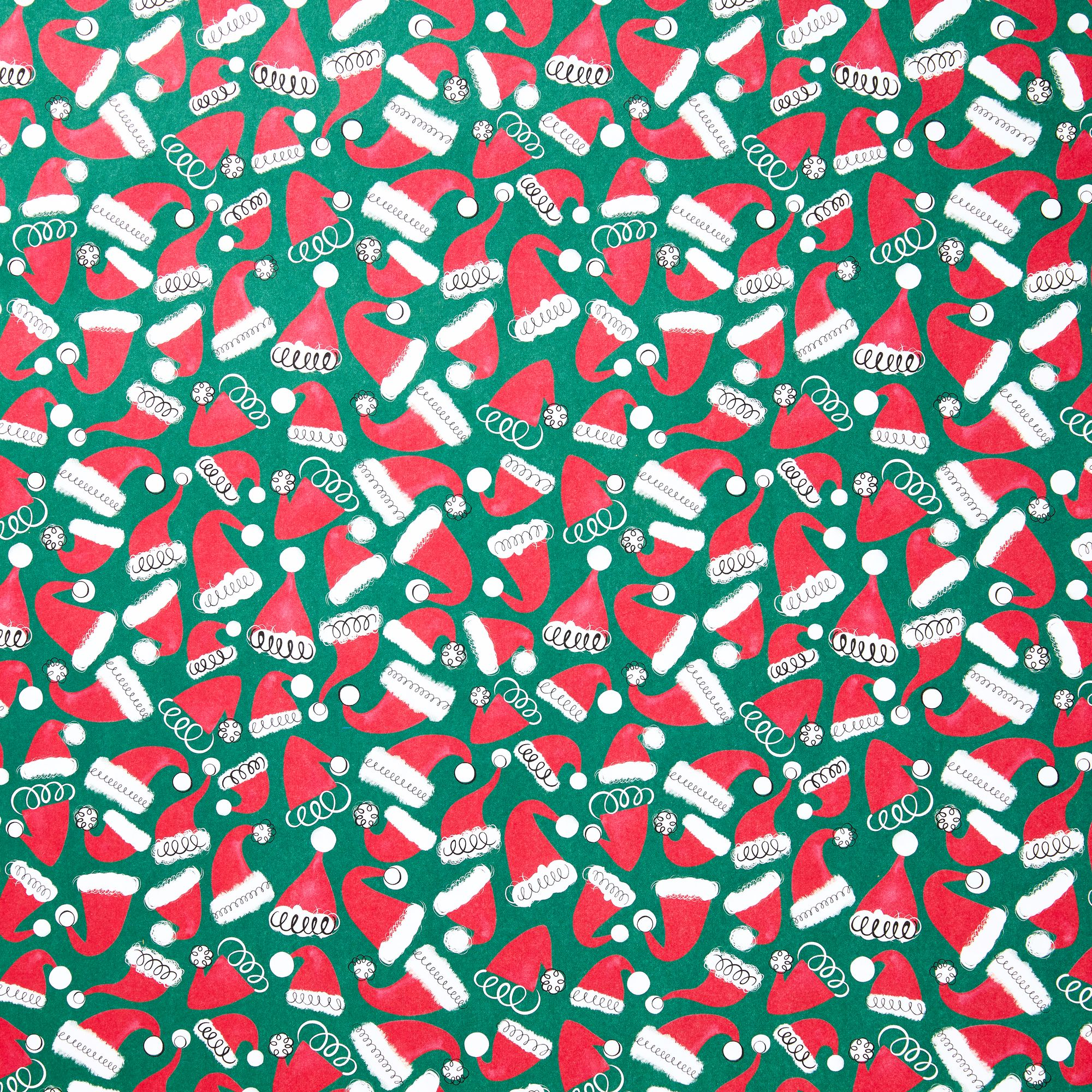 Santa Hat Flat Wrap
