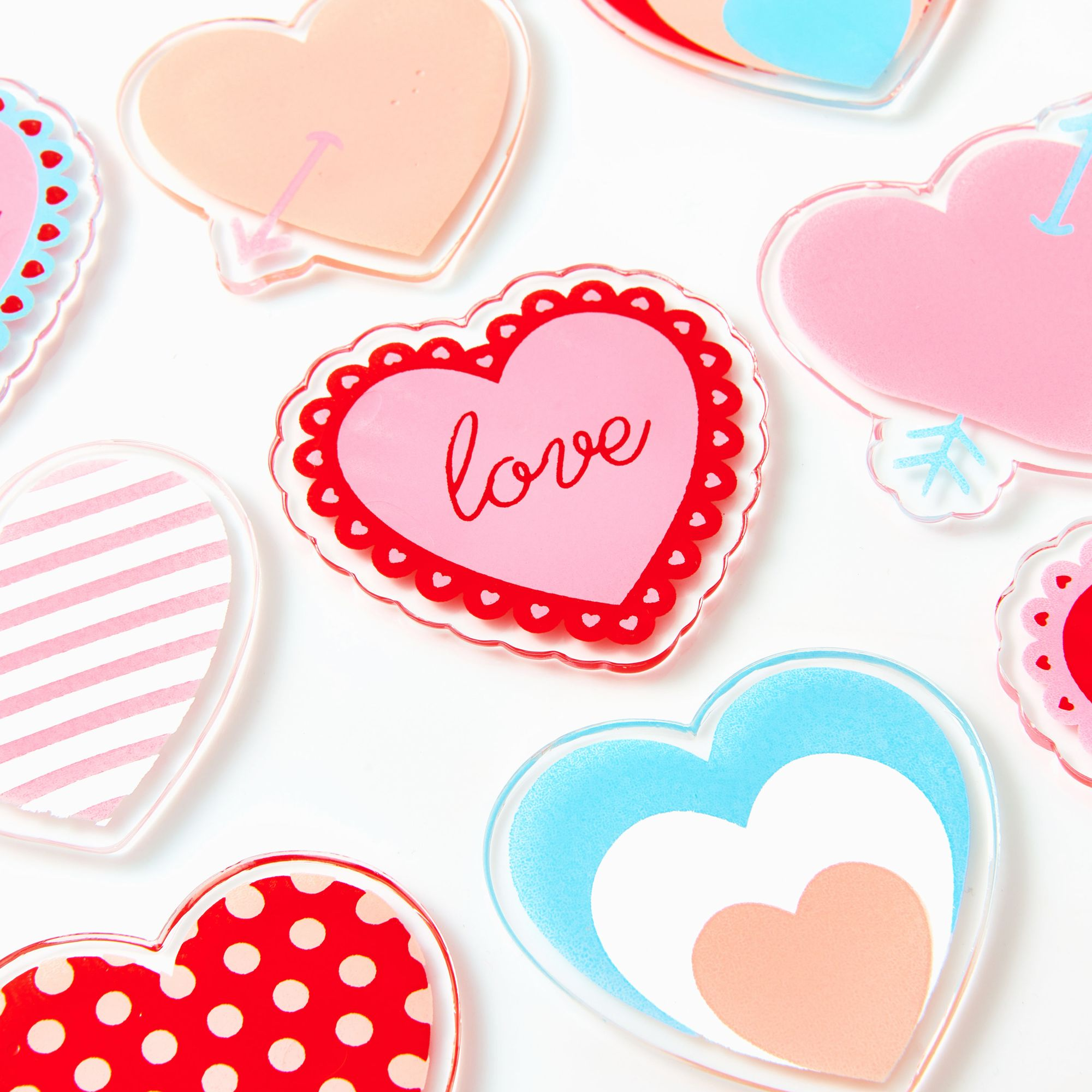 Heart Window Gel Clings