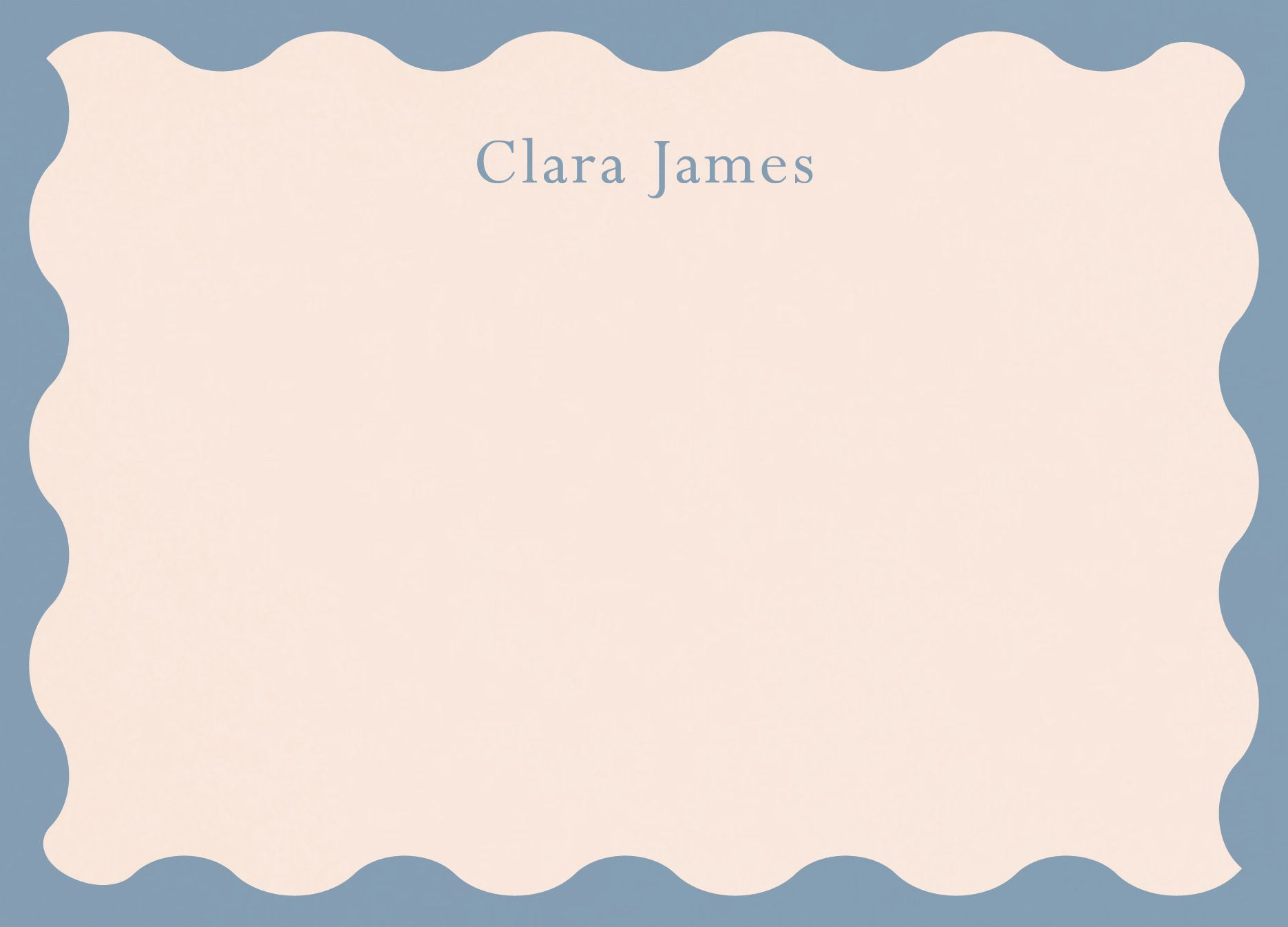 Wiggle Frame Stationery