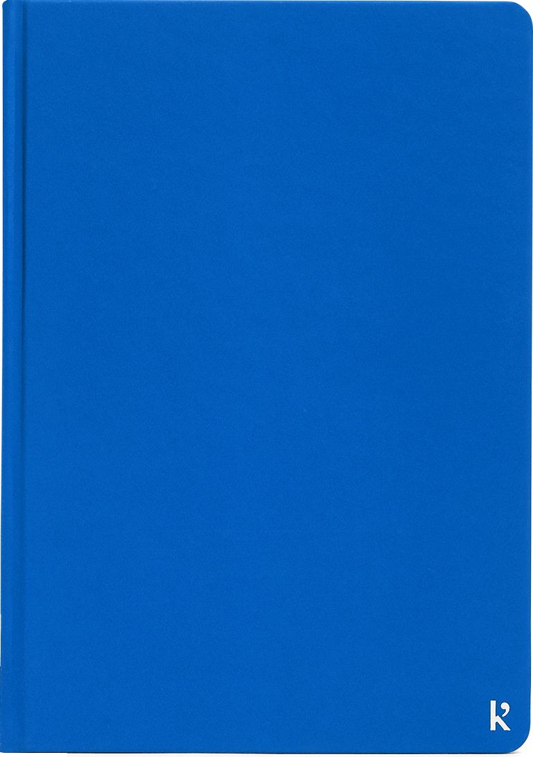 Karst Stone Paper A5 Hardcover Notebook - Boltblue