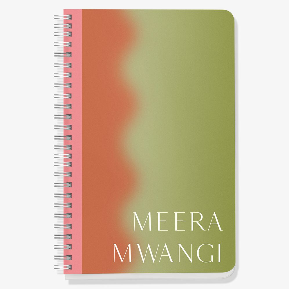 Wavy Colorblock Custom Journal