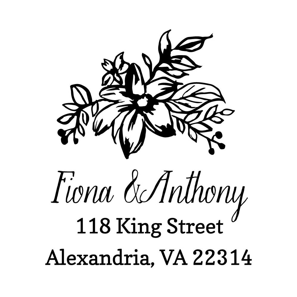 Golden Blooms Custom Stamp and Stamp Tool