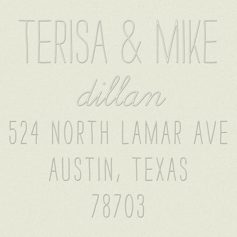 Homestead Custom Embosser Plate with Embossing Tool