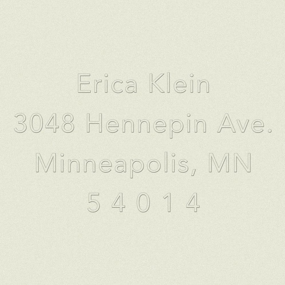 Optima Custom Embosser Plate with Embossing Tool